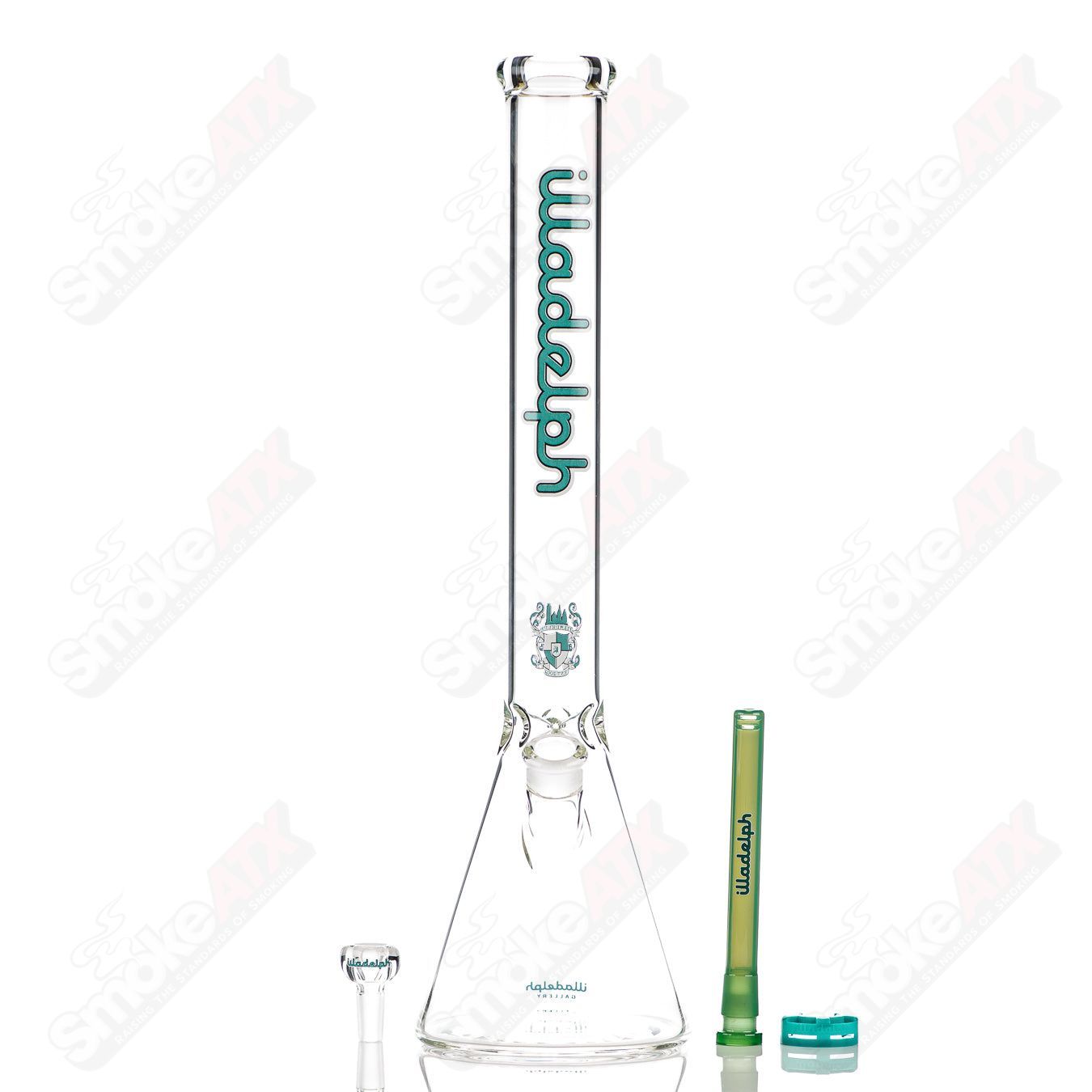 5mm Teal Medium Beaker Illadelph - Smoke ATX