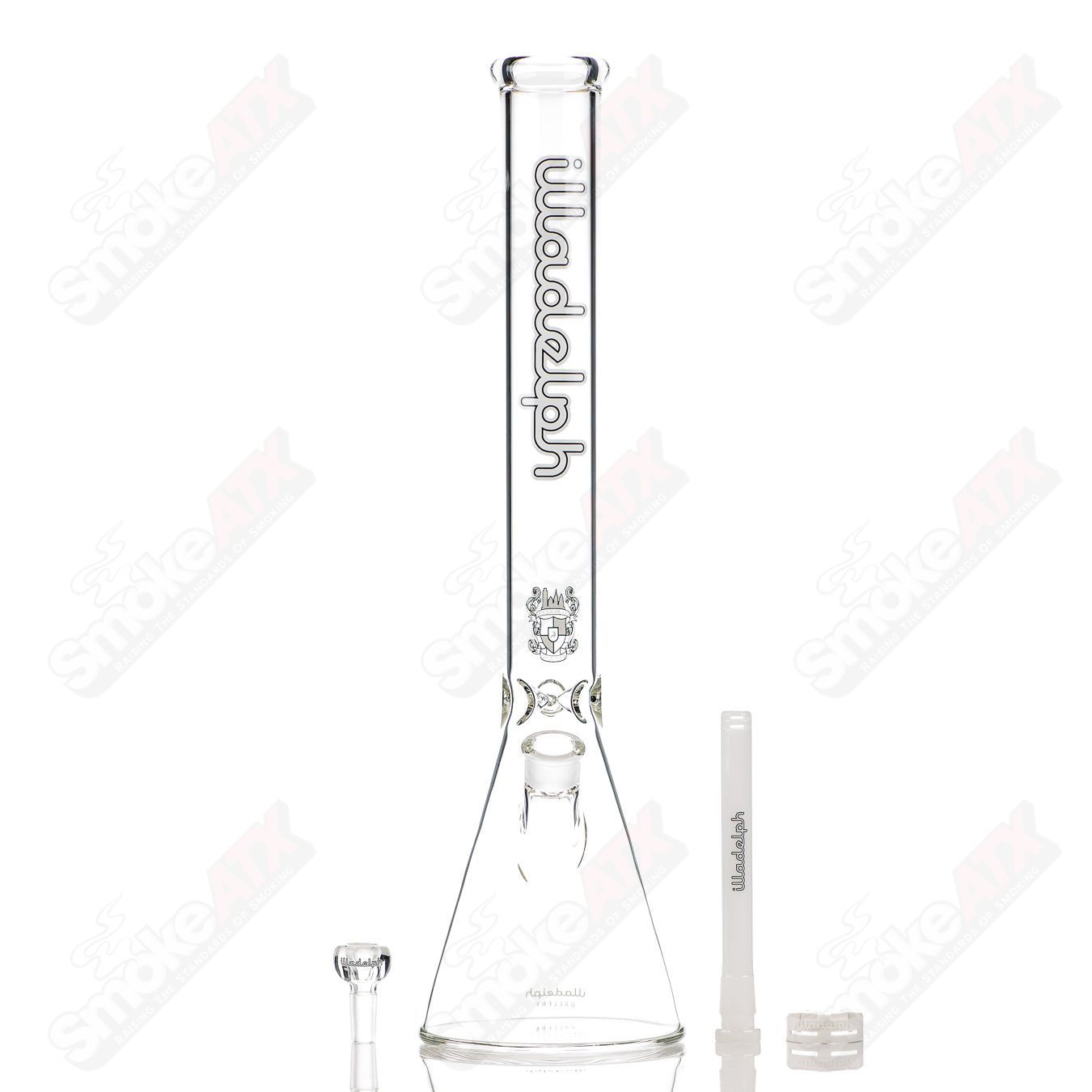 5mm White Medium Beaker Illadelph - Smoke ATX