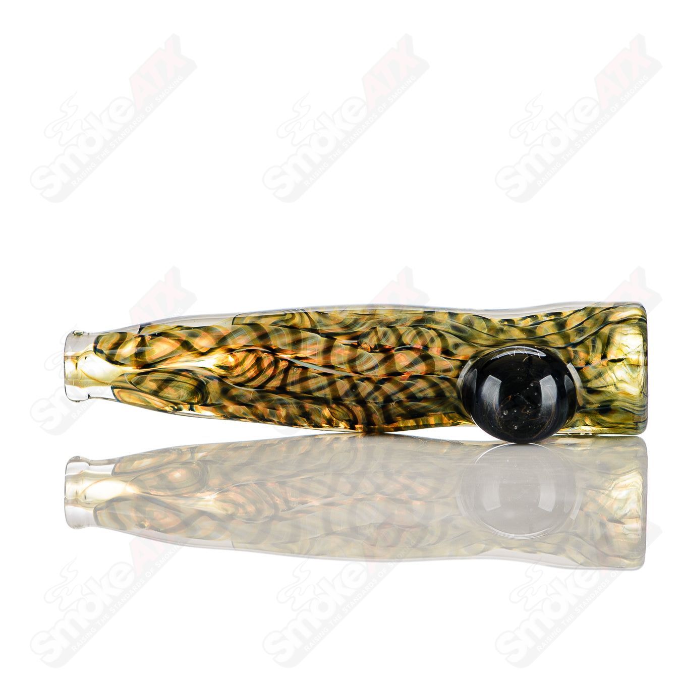 6 I/O Worked Chillum Signed - JMK Glass - Smoke ATX