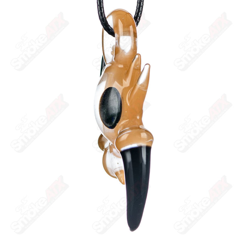 #1 Horn Pendant Goba Glass