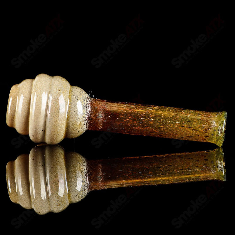 Beehive Honeycomb Chillum Joe P Glass - Smoke ATX