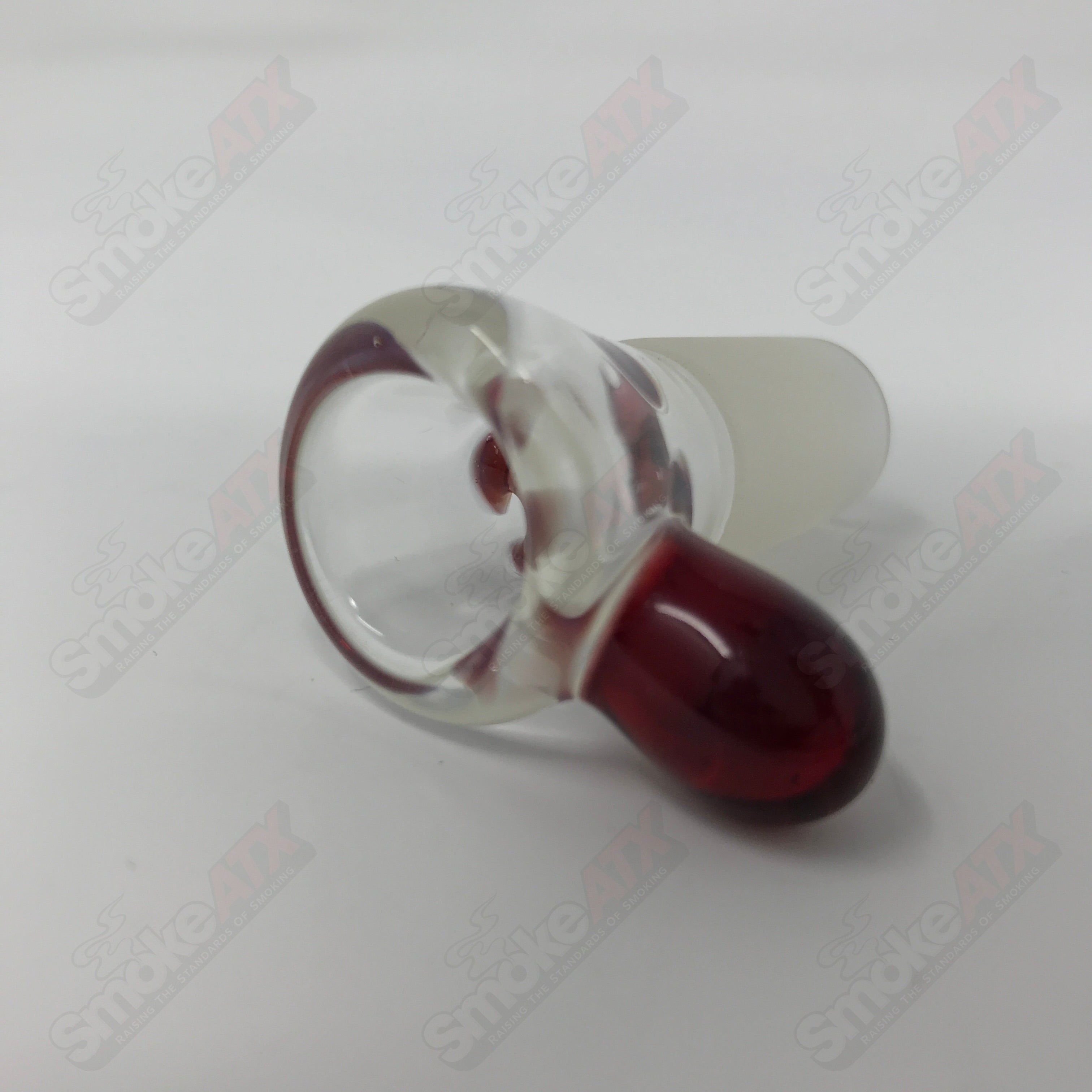 Black T Glass 18mm Partial Accent Slide #5 - Smoke ATX