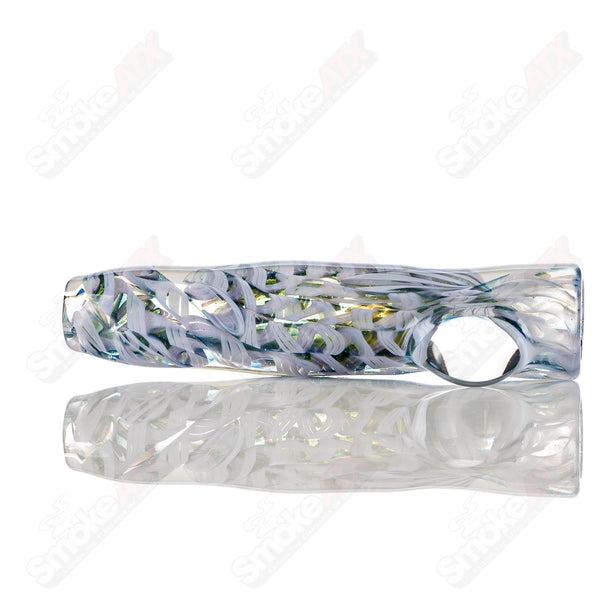 #8 I/O Worked Chillum Signed - JMK Glass - Smoke ATX