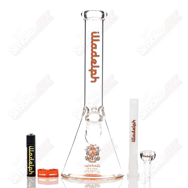 12" 5mm (Orange) Mini Beaker Illadelph - Smoke ATX