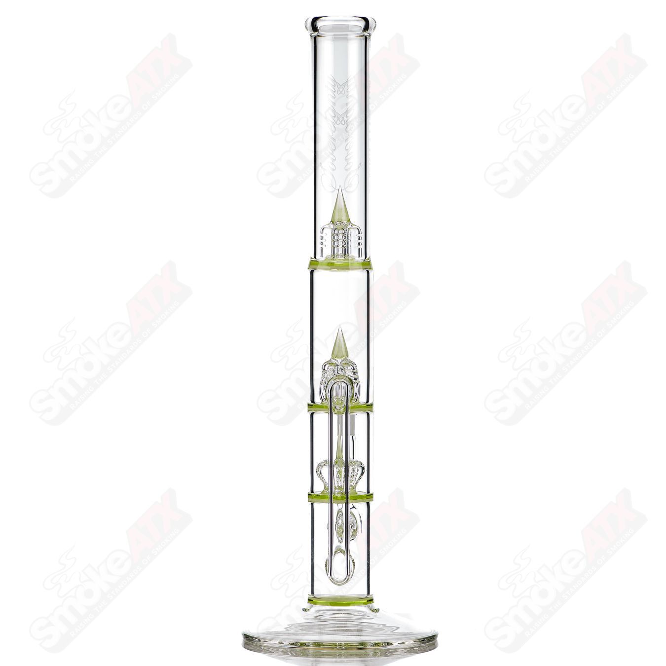 44mm Treecycler Threeline/Imperial/Inv4/Splashgaurd  Partial + Seal Accents (Lime White Satin UV) Sovereignty - Smoke ATX