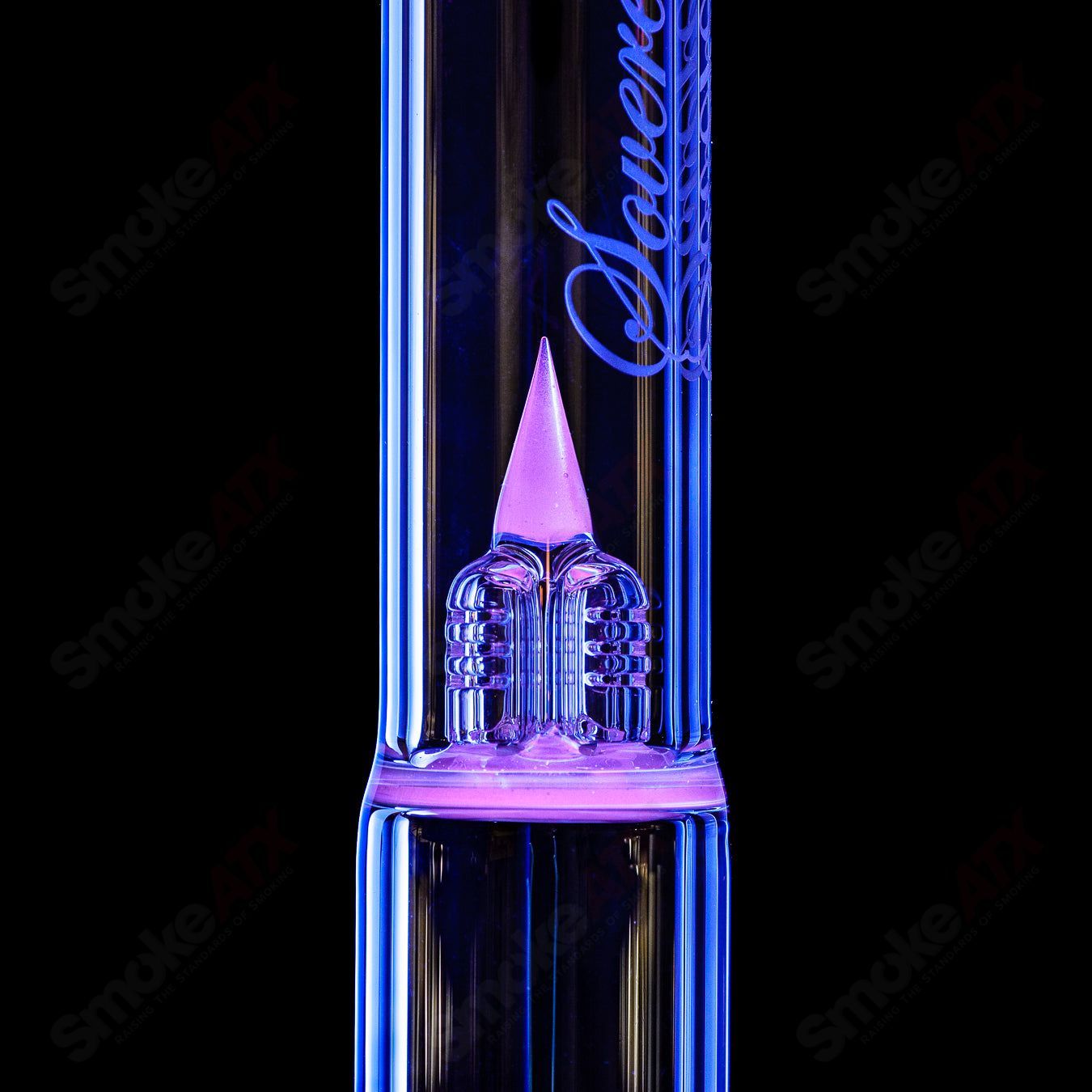 44mm Treecycler Threeline/Imperial/Inv4/Splashgaurd  Partial + Seal Accents (Lime White Satin UV) Sovereignty - Smoke ATX
