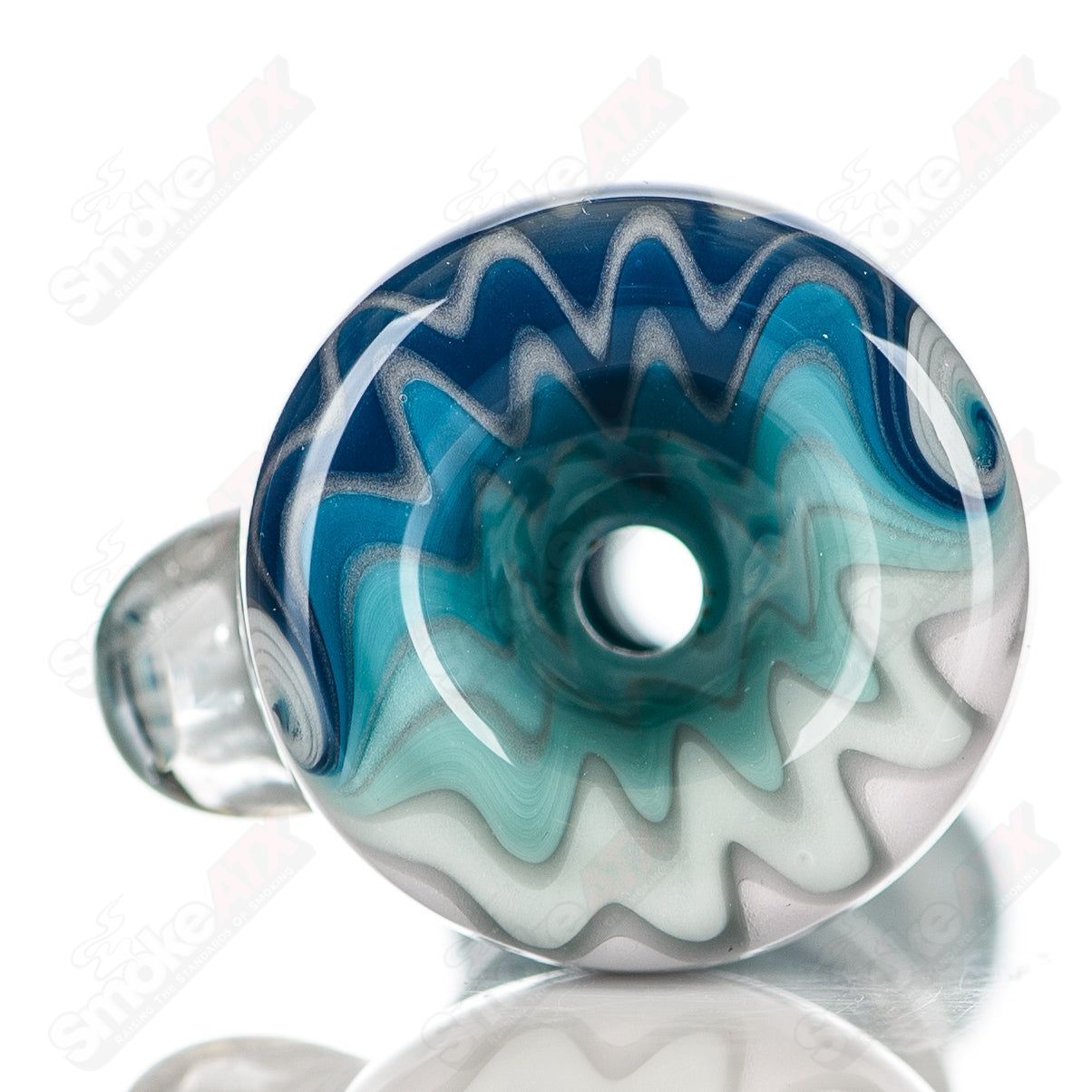 #17 Wig Wag Chillum Katy Wright Glass - Smoke ATX