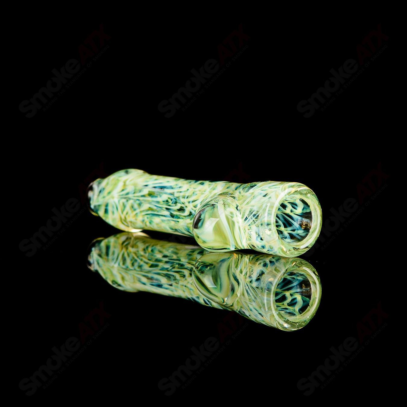 #13 I/O Worked Chillum Signed - JMK Glass - Smoke ATX