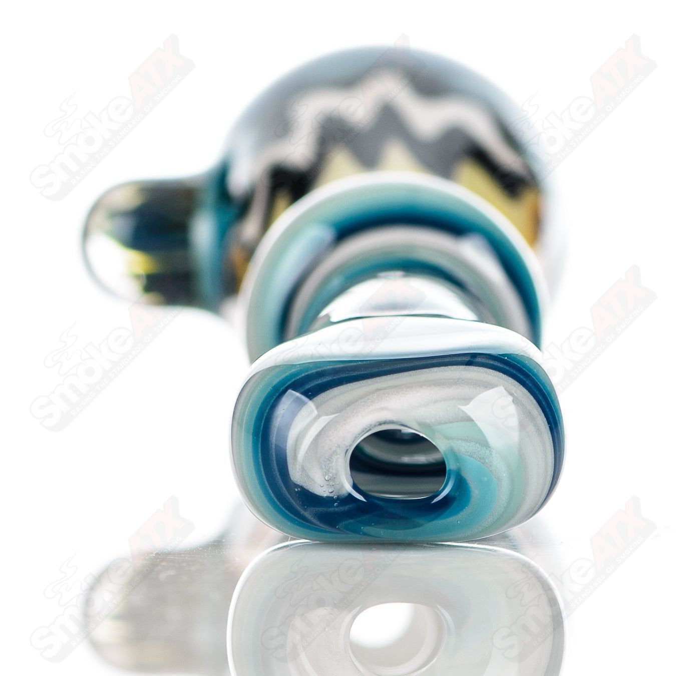 #3 Wig Wag Chillum Katy Wright Glass - Smoke ATX