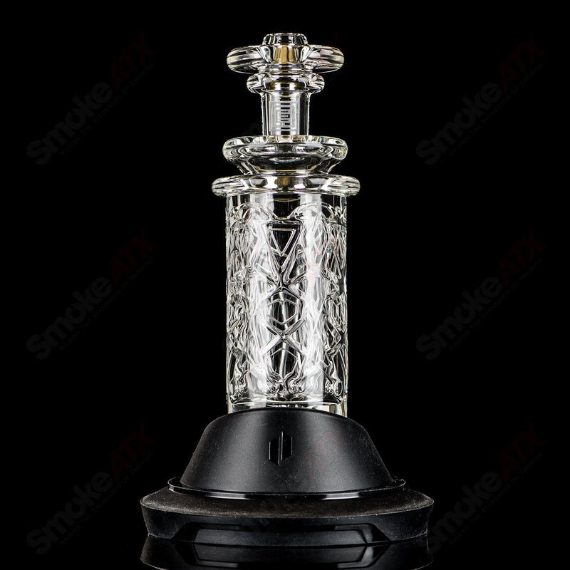 Clear Columnar (Shatter No.1) Peak Pro Top Avant Garde Glass - Smoke ATX