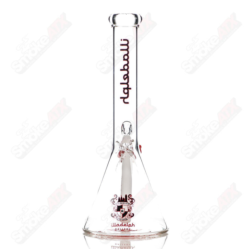 12" 5mm (Black/Red) Mini Beaker Illadelph - Smoke ATX