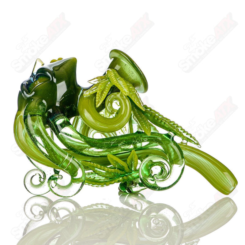 Lace Face Ganja Goddess Hashlock Dry Pipe (Signed