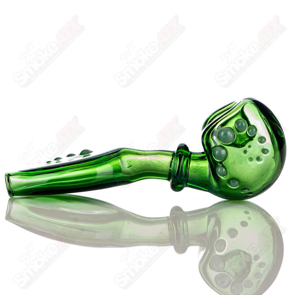 Large Green Layback Spoon JMass - Smoke ATX