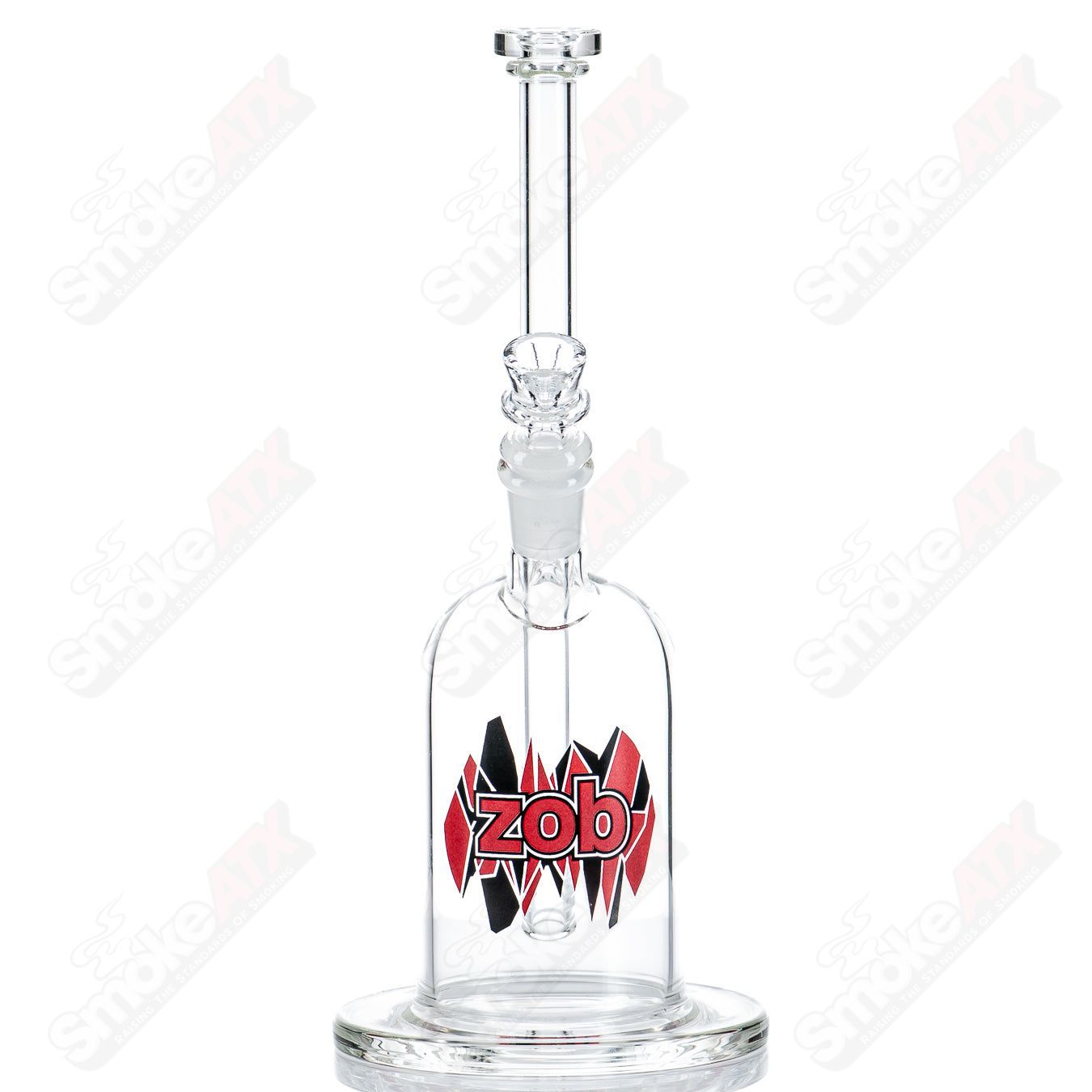 75mm Straight Neck Short Boy Rig (Red/Black) ZOB - Smoke ATX