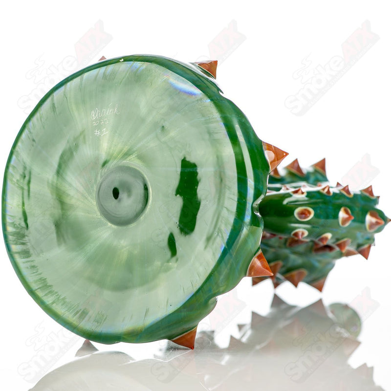 750ml Cactus Decanter w/ Flower Stopper Unparalleled Glass - Smoke ATX