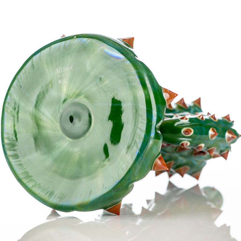 750ml Cactus Decanter w/ Flower Stopper Unparalleled Glass - Smoke ATX
