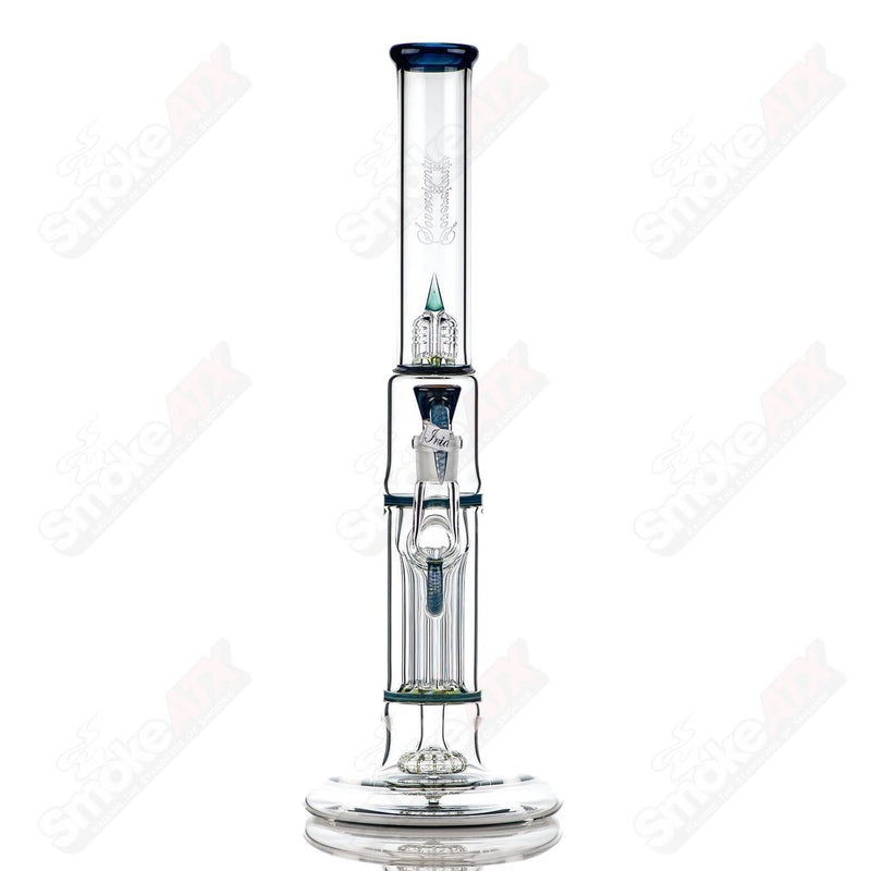 Pillar Straight Neck Hollow Foot Full Accent w/ Accented Seals (Irrid) Size Sovereignty - Smoke ATX
