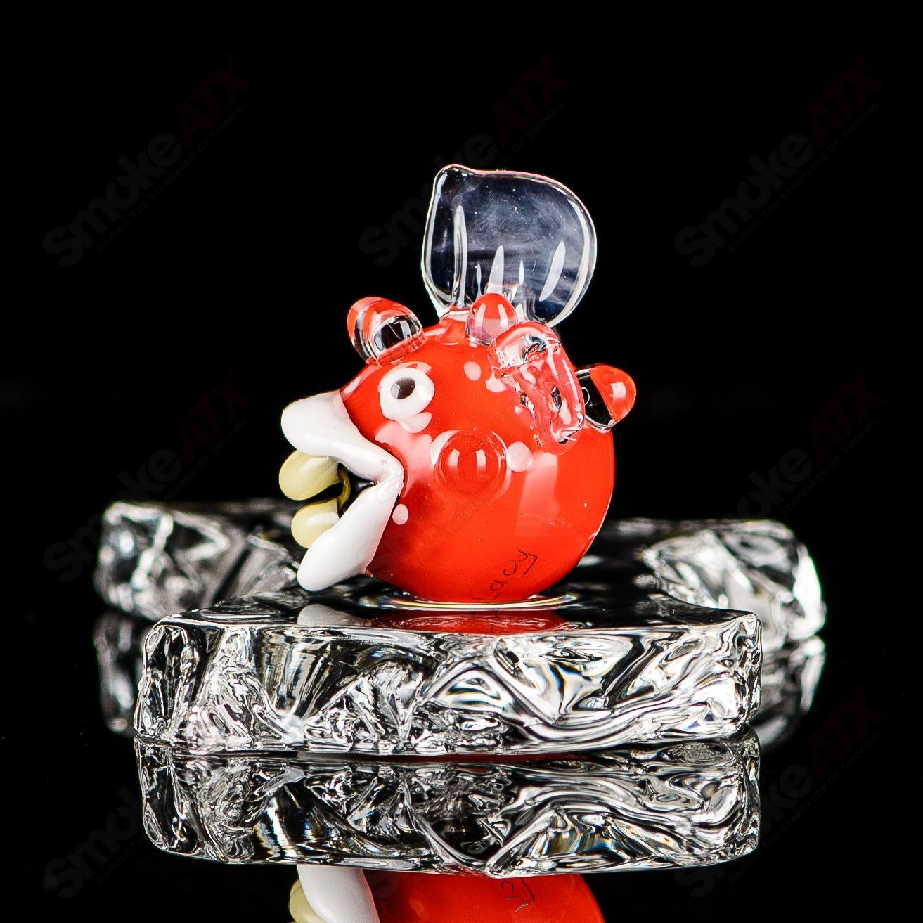 #2 Puffer Slurper Marble Chadd Lacy Glass - Smoke ATX