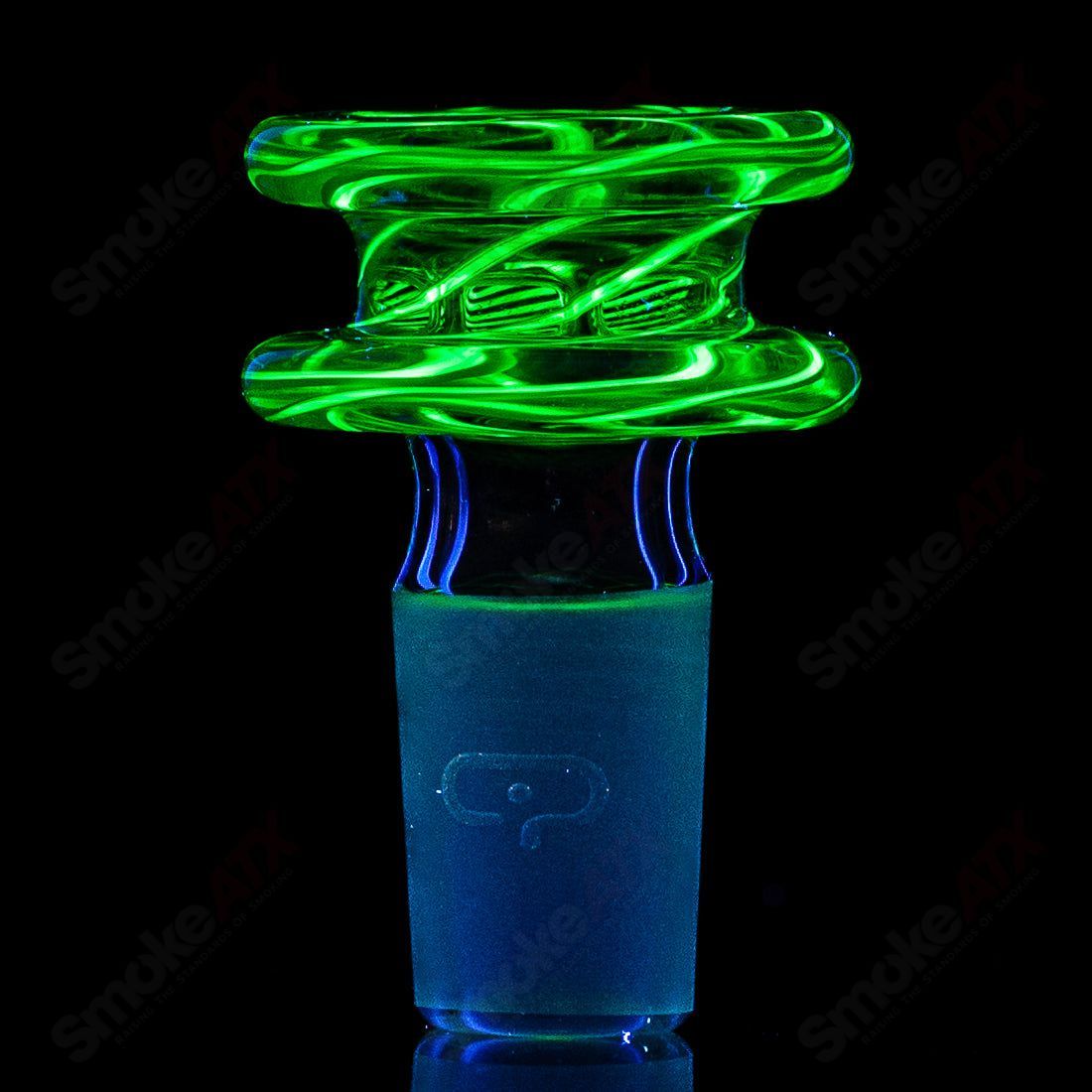 #2 19mm UV Color Elements Multi Hole Bowl Mobius - Smoke ATX