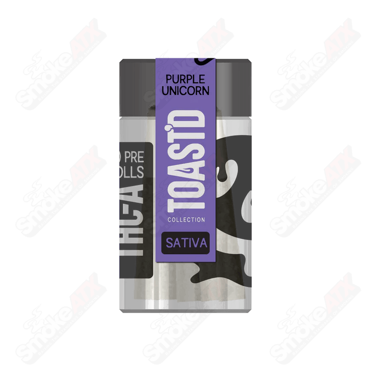 7ct 3.5g Purple Unicorn THCa Preroll TOASTD Half Bakd - Smoke ATX