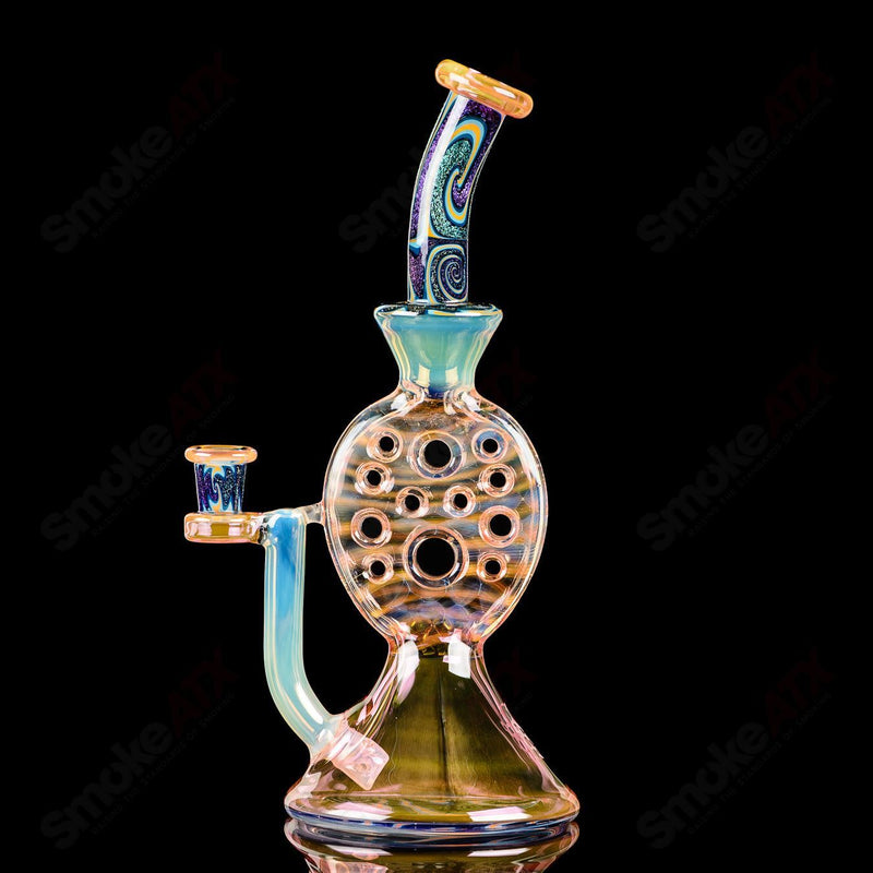 1 of 1 Fume Swiss Oiler Rig Collab W/ Ease Glass - Smoke ATX