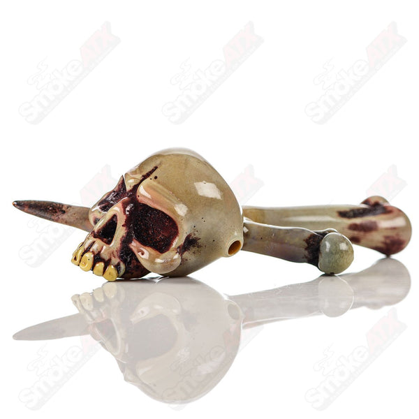 Skull Spoon Ghost Glass - Smoke ATX