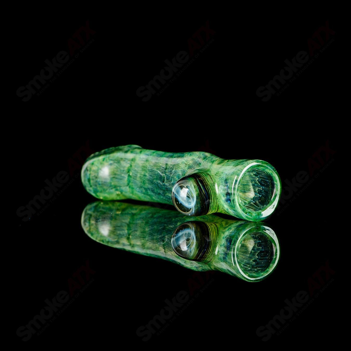 #2 I/O Worked Chillum Signed - JMK Glass - Smoke ATX