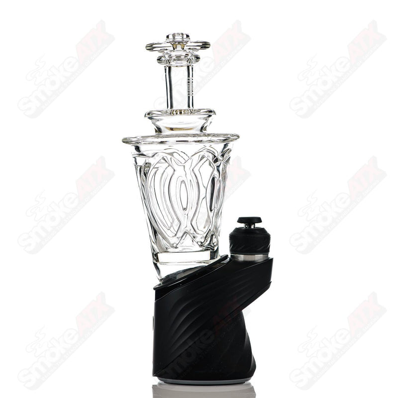 Clear Reverse Beaker Peak Pro Top Avant Garde Glass - Smoke ATX