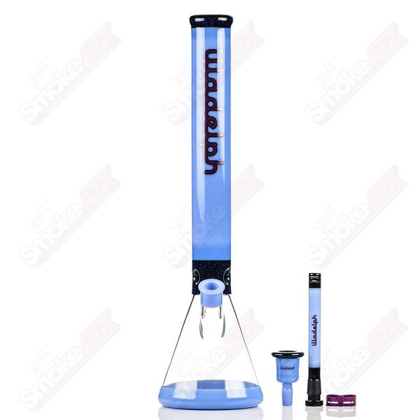 Illadelph Milky Blue Spiral Beaker - Smoke ATX