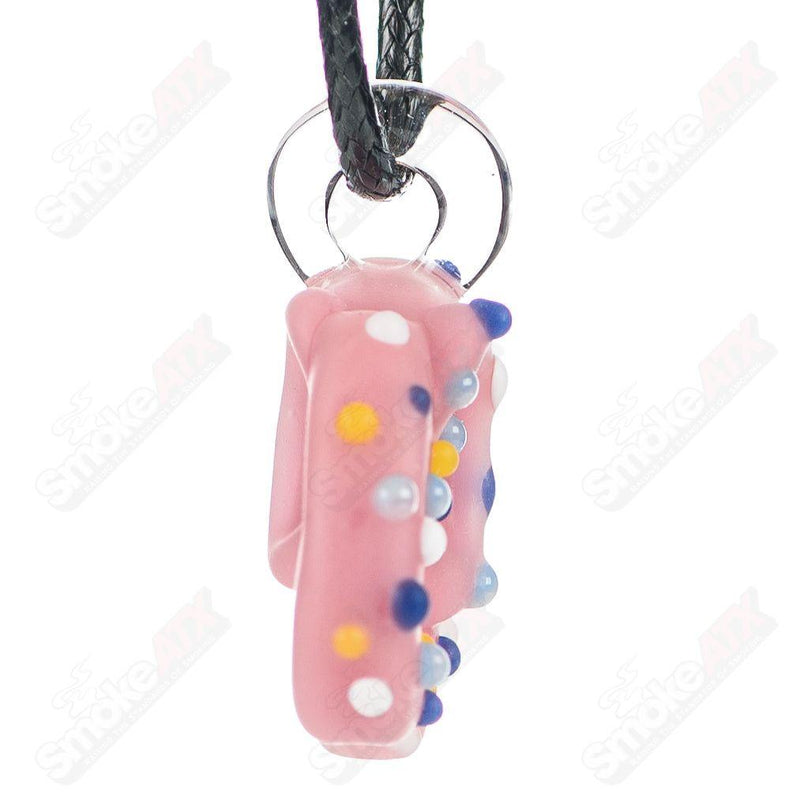 Mini Pink Animal Cookie Pendant Renee Patula - Smoke ATX