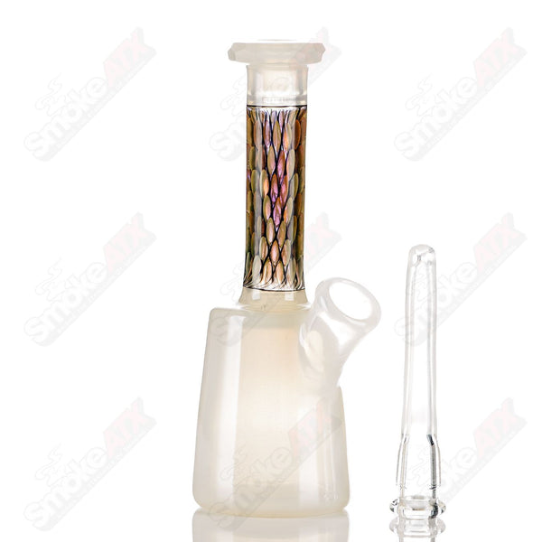 #3 Faceted UV Mini Rig BCM Glass - Smoke ATX