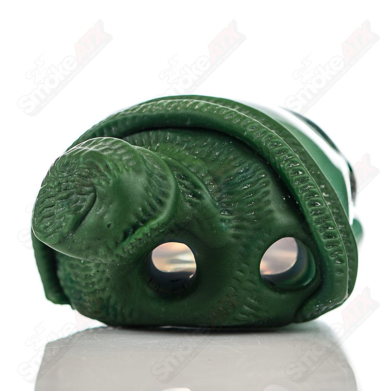#3 Alien Pendant w Beanie Ghost Glass