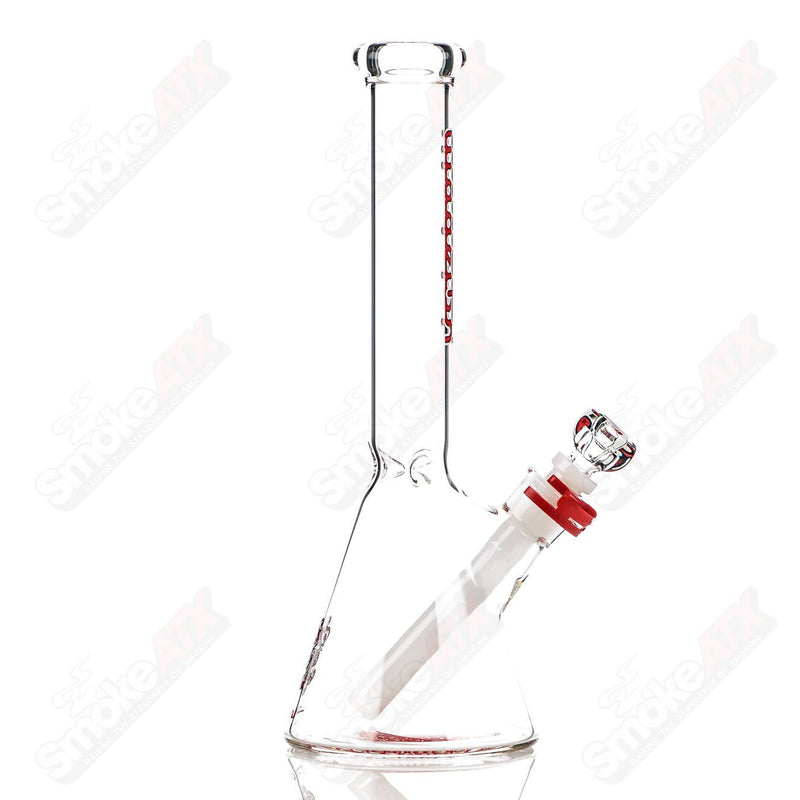 12" 5mm (Red) Mini Beaker Illadelph - Smoke ATX