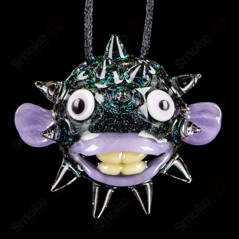 #4 Puffer Pendant Chadd Lacy Glass