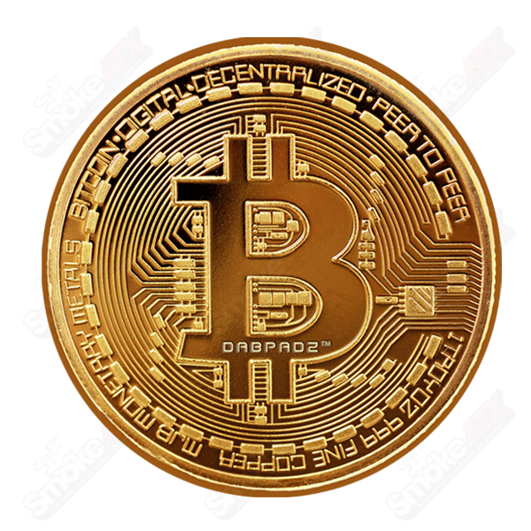 8in Bitcoin Fabric Dab Padz - Smoke ATX