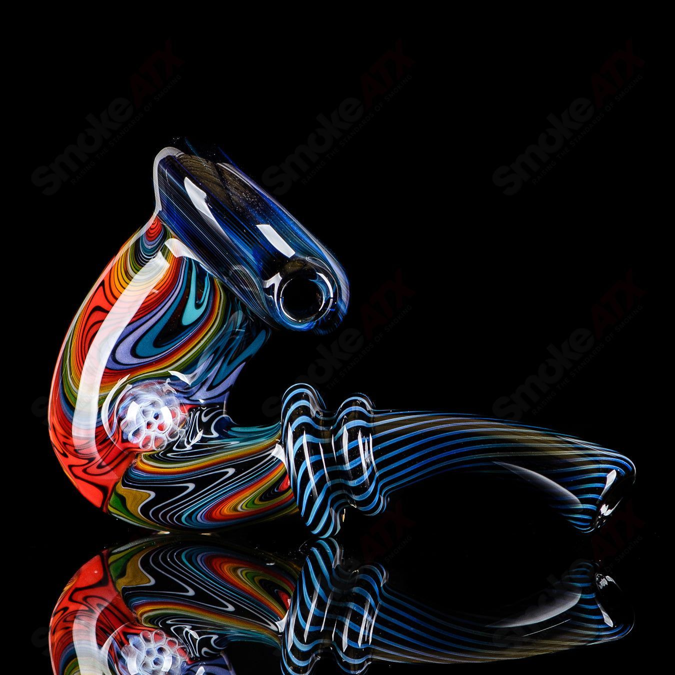 #4 Small Wig Wag Sherlock w Milli Accent JMass - Smoke ATX