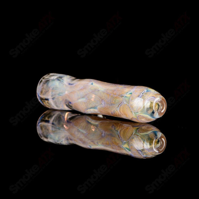 #16 I/O Worked Chillum Signed - JMK Glass
