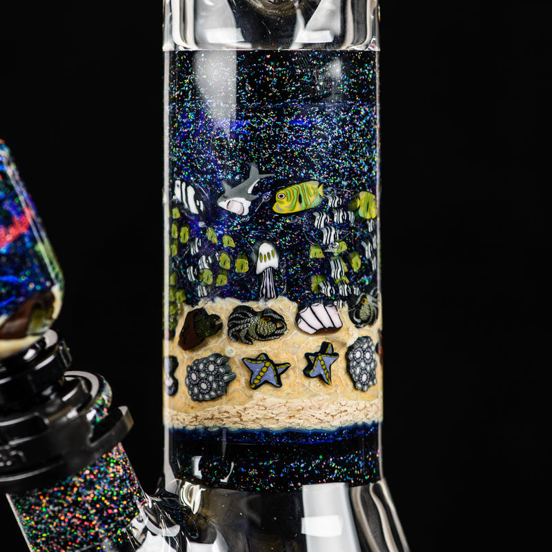 Engraved, Crushed Opal, Milli Under Water Theme Custom by Illadelph & Dave Strobel - Smoke ATX