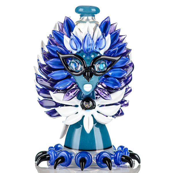 Lace Face Blue Jay Recycler (#2 of the Bird Series) - Smoke ATX