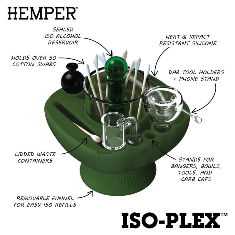 HEMPER ISO-PLEX ISOPROPYL CLEANING STATION - Smoke ATX