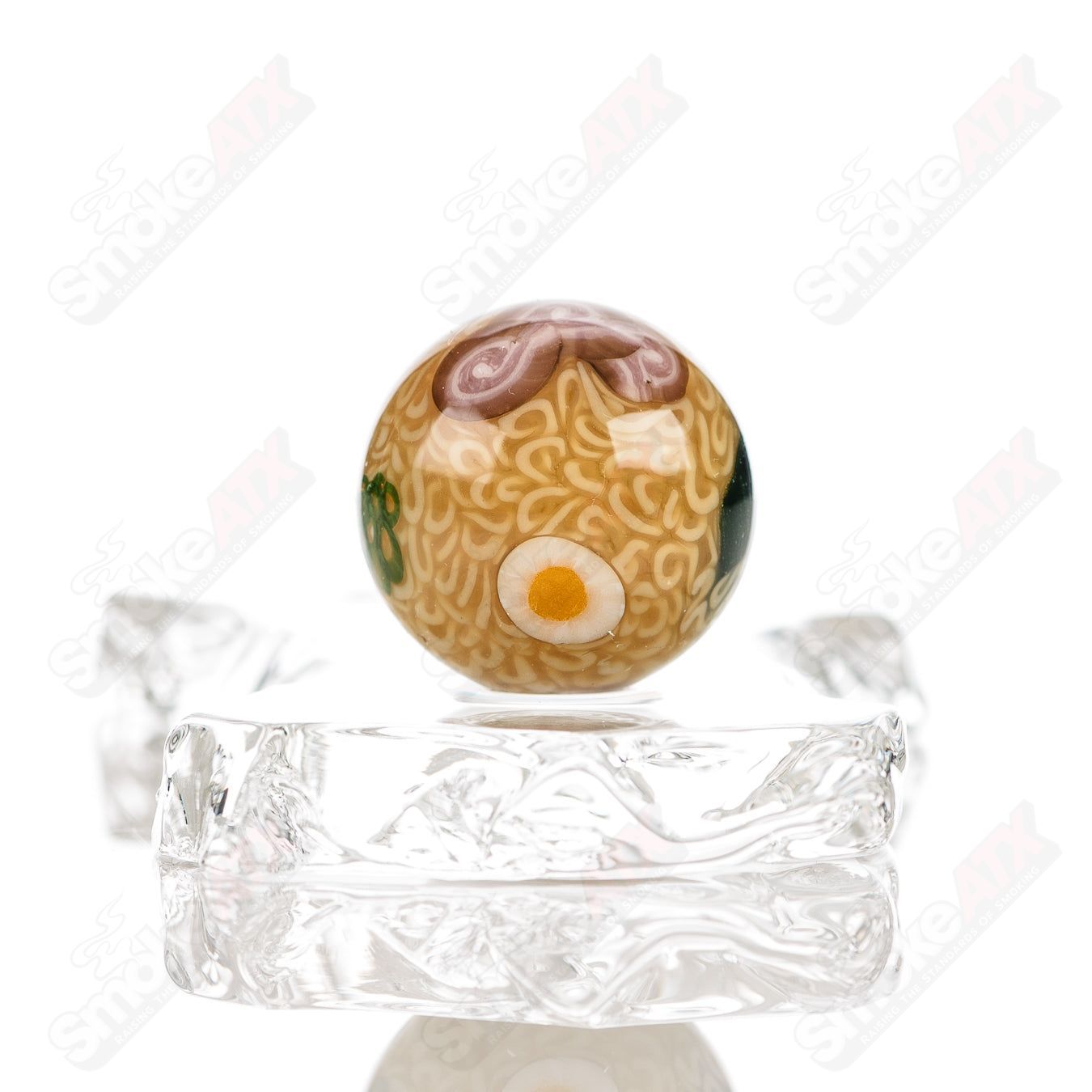 #1 Ramen Marble Cap Set Dojo Glass - Smoke ATX