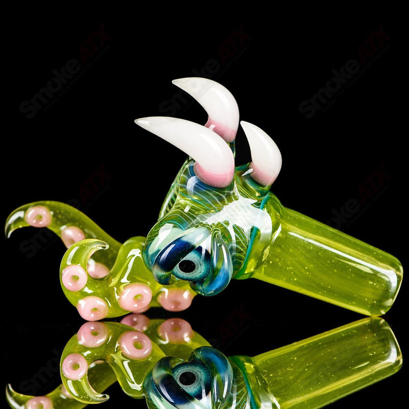 14mm 3-Hole Slide Dosa x Salt Glass - Smoke ATX