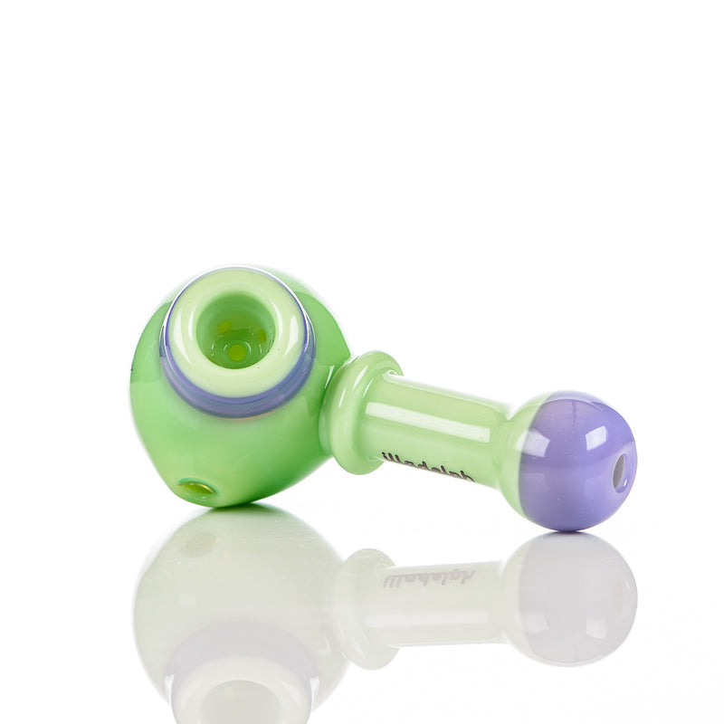 Multi Hole Spoon (Milky Green/Milky Purple) Illadelph - Smoke ATX