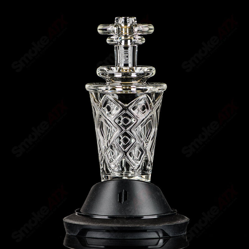 Clear Reverse Beaker (Pineapple No.1) Peak Pro Top Avant Garde Glass - Smoke ATX