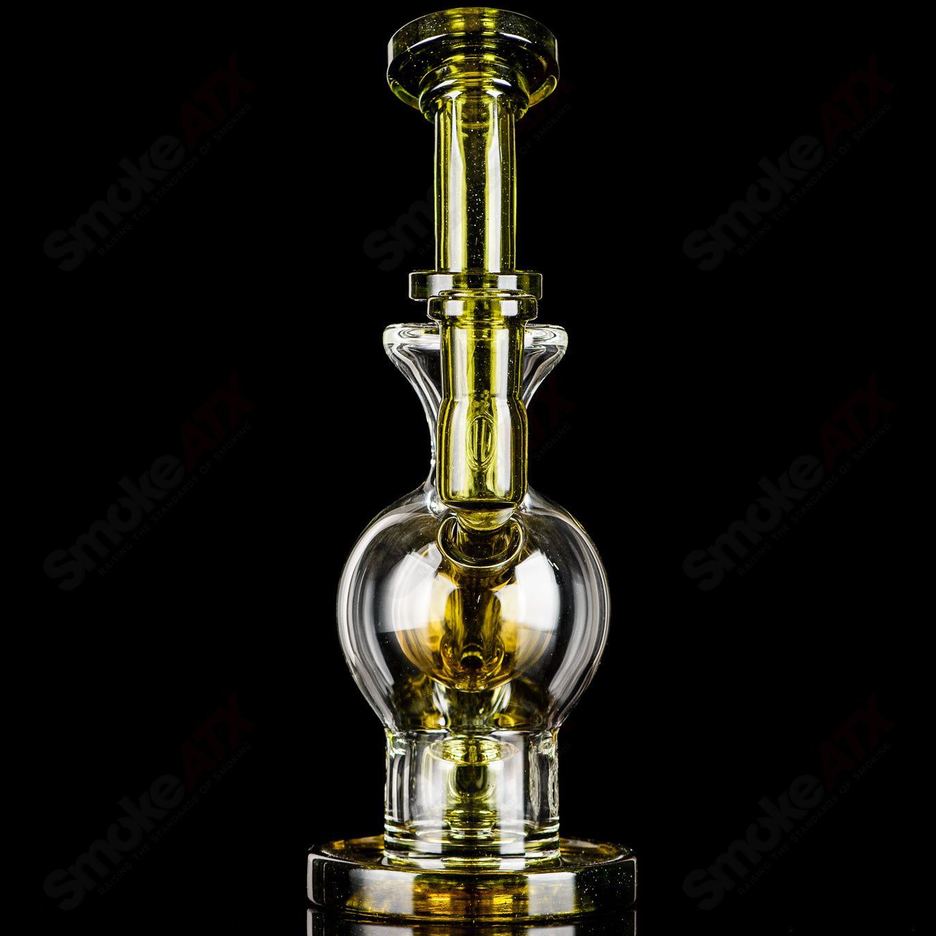 #1 Color Ball Rig Fat Boy Glass - Smoke ATX