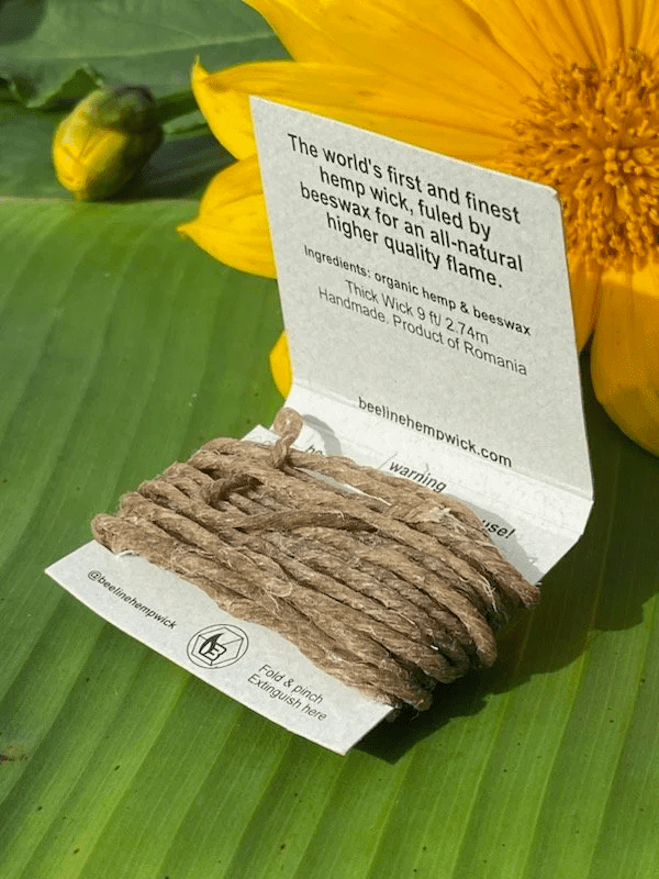 9ft Thick Bee Line Hemp Wick - Smoke ATX