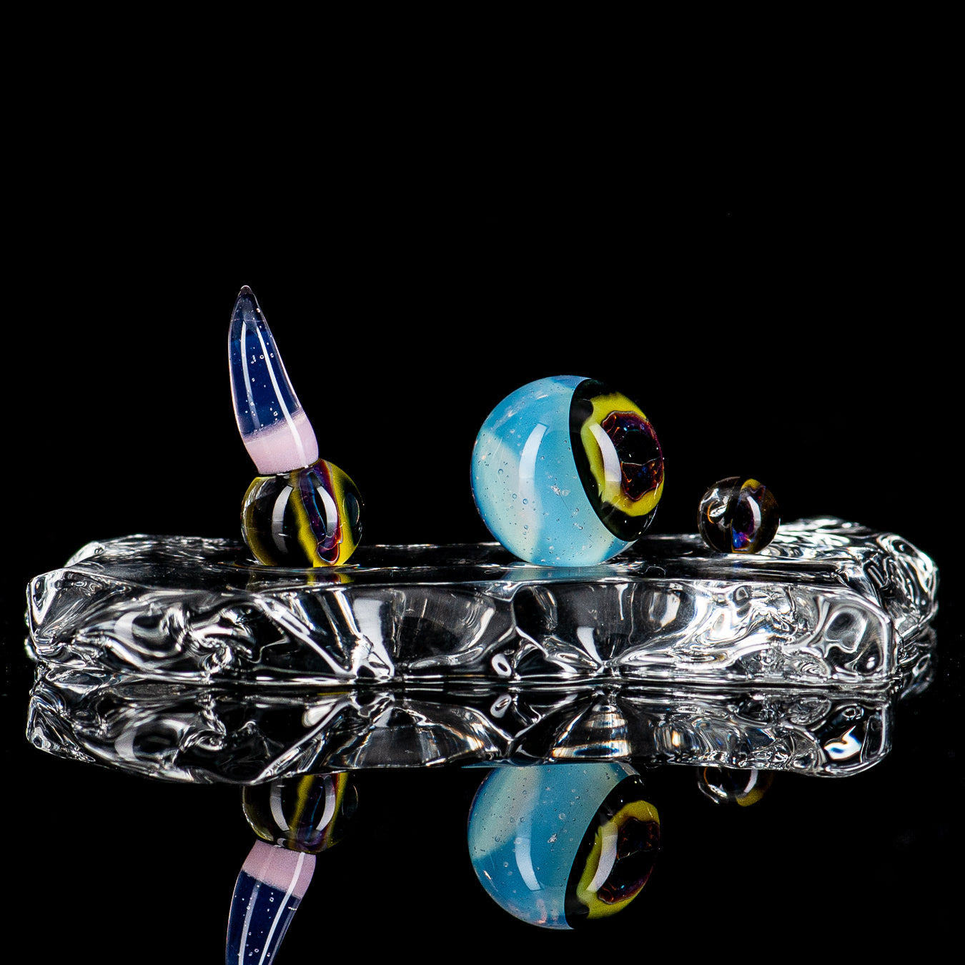 Eye Slurper Set King Leo Glass
