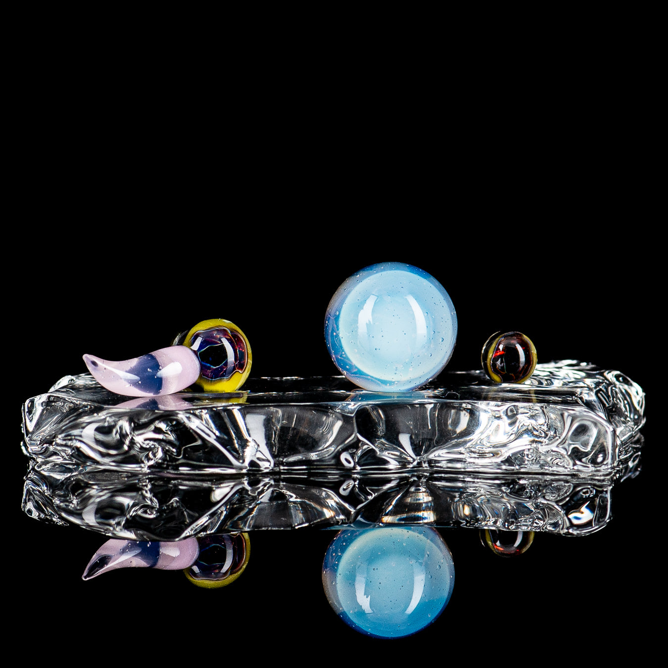Eye Slurper Set King Leo Glass - Smoke ATX 