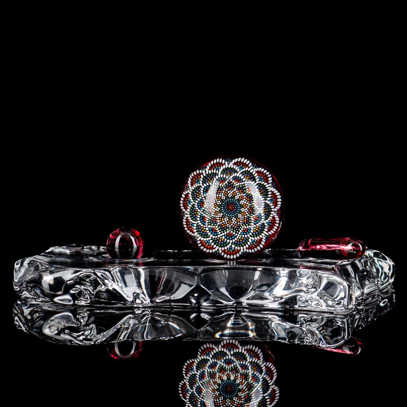 Geometric Slurper Marble JH Glassworks