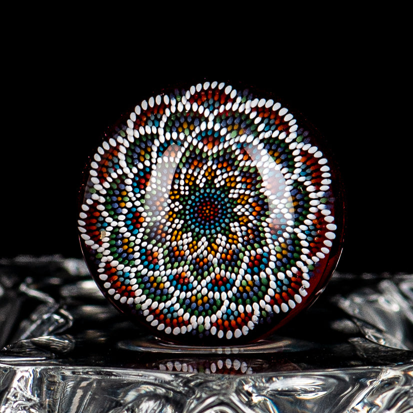 Geometric Slurper Marble JH Glassworks